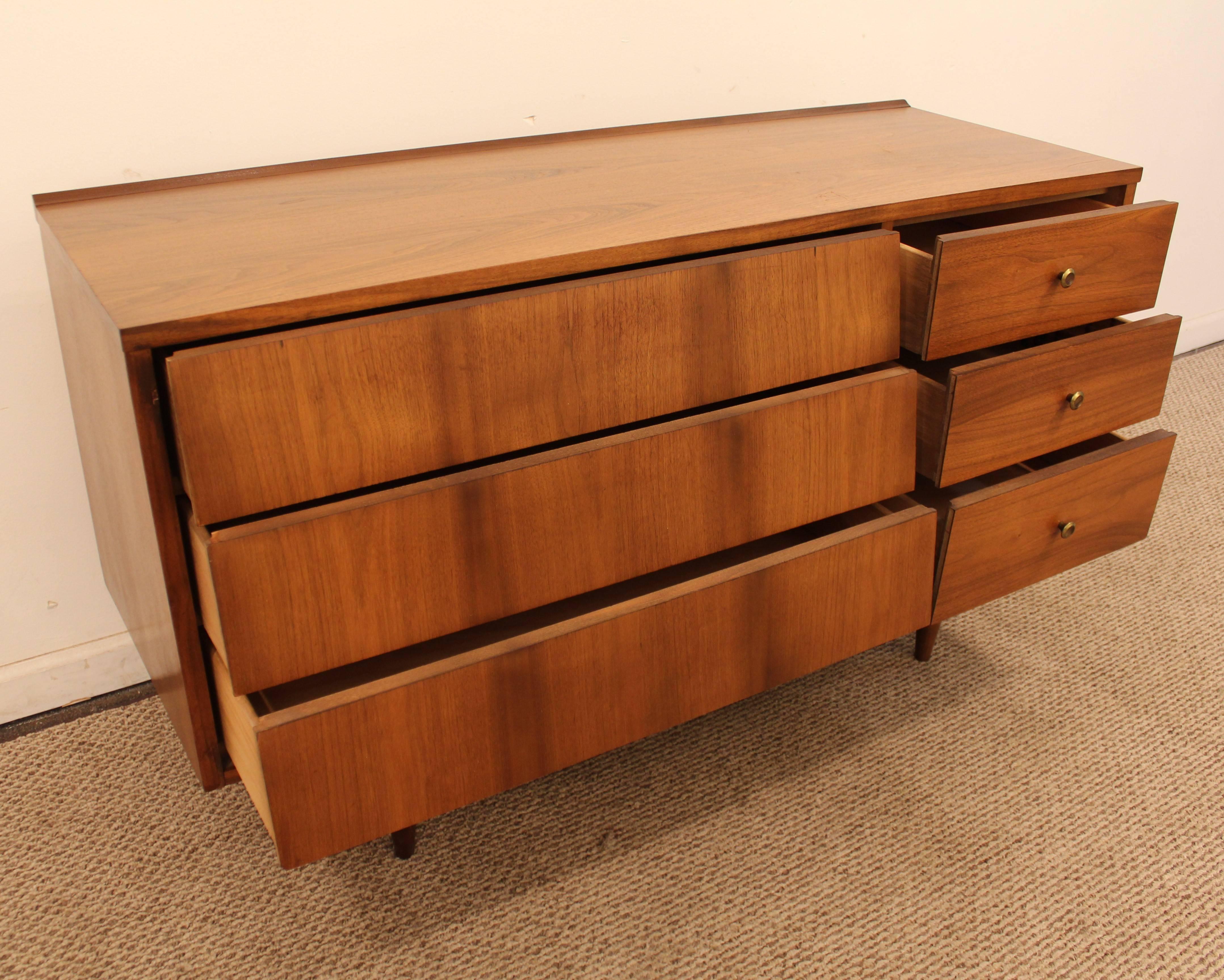 Mid-Century Modern Louvre-Front Credenza 1