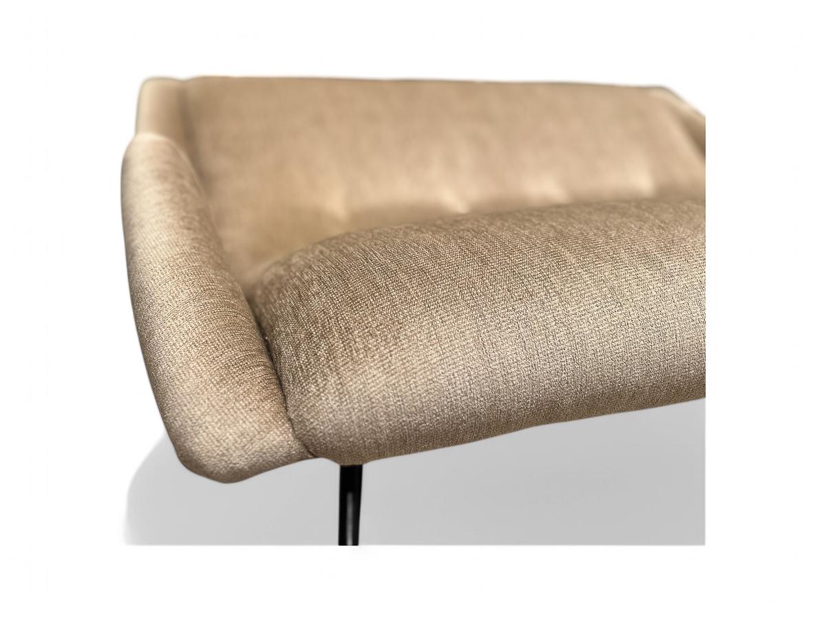 20th Century Mid-Century Modern Loveseat in Iron & Fabric, Carlo Hauner, Brazil 1955 For Sale