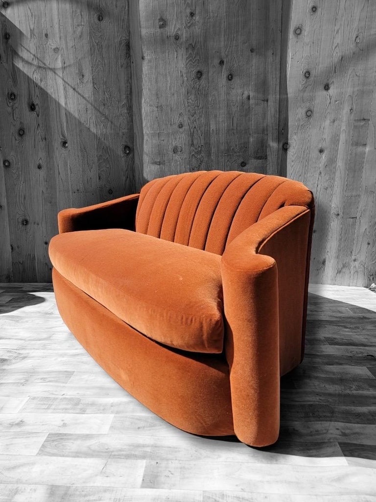 MidCentury Modern Loveseats by Larry Laslo for Directional, Pair For