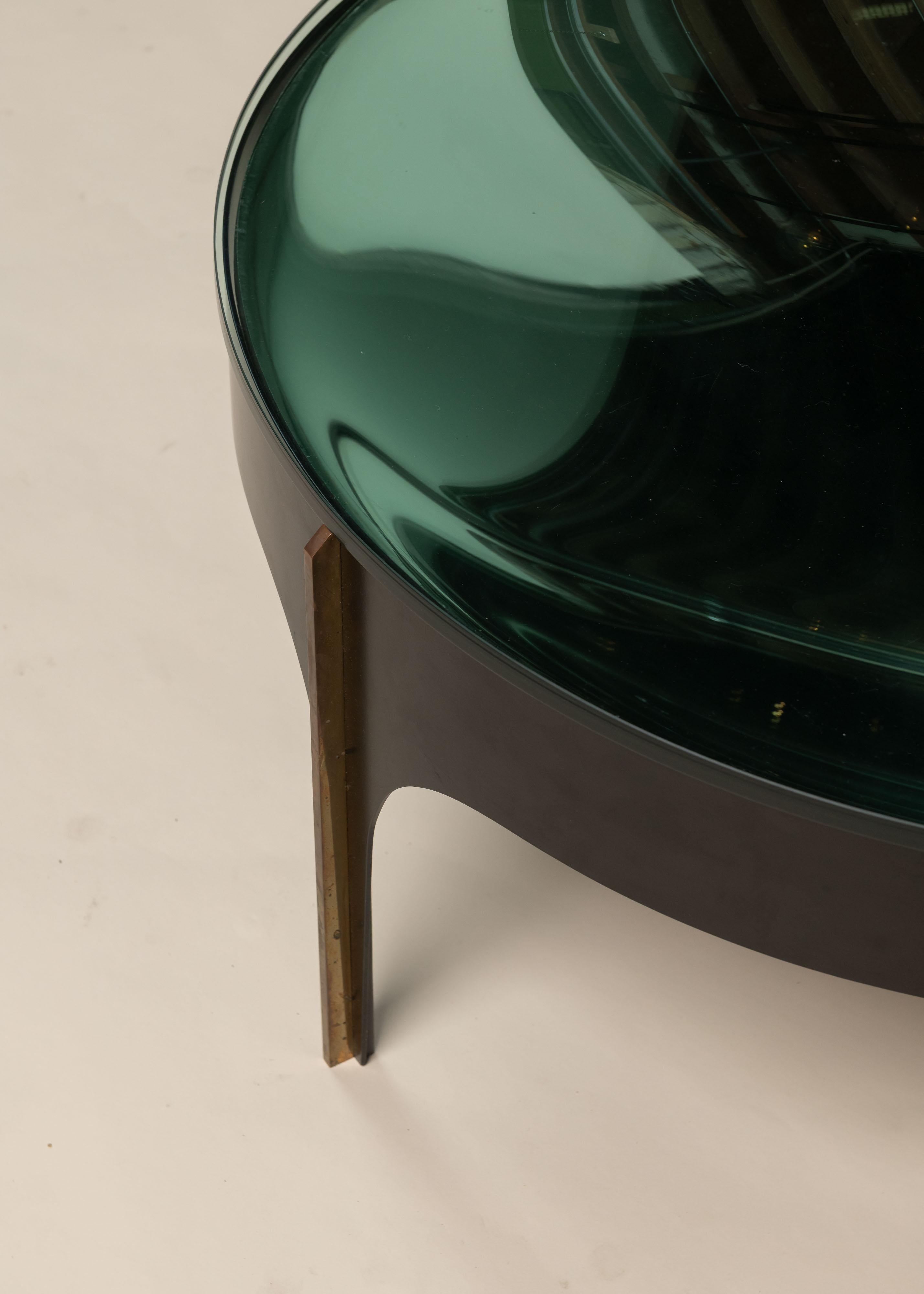 Italian Mid Century Modern Low Coffee Table, Max Ingrand for Fontana Arte 1960 For Sale