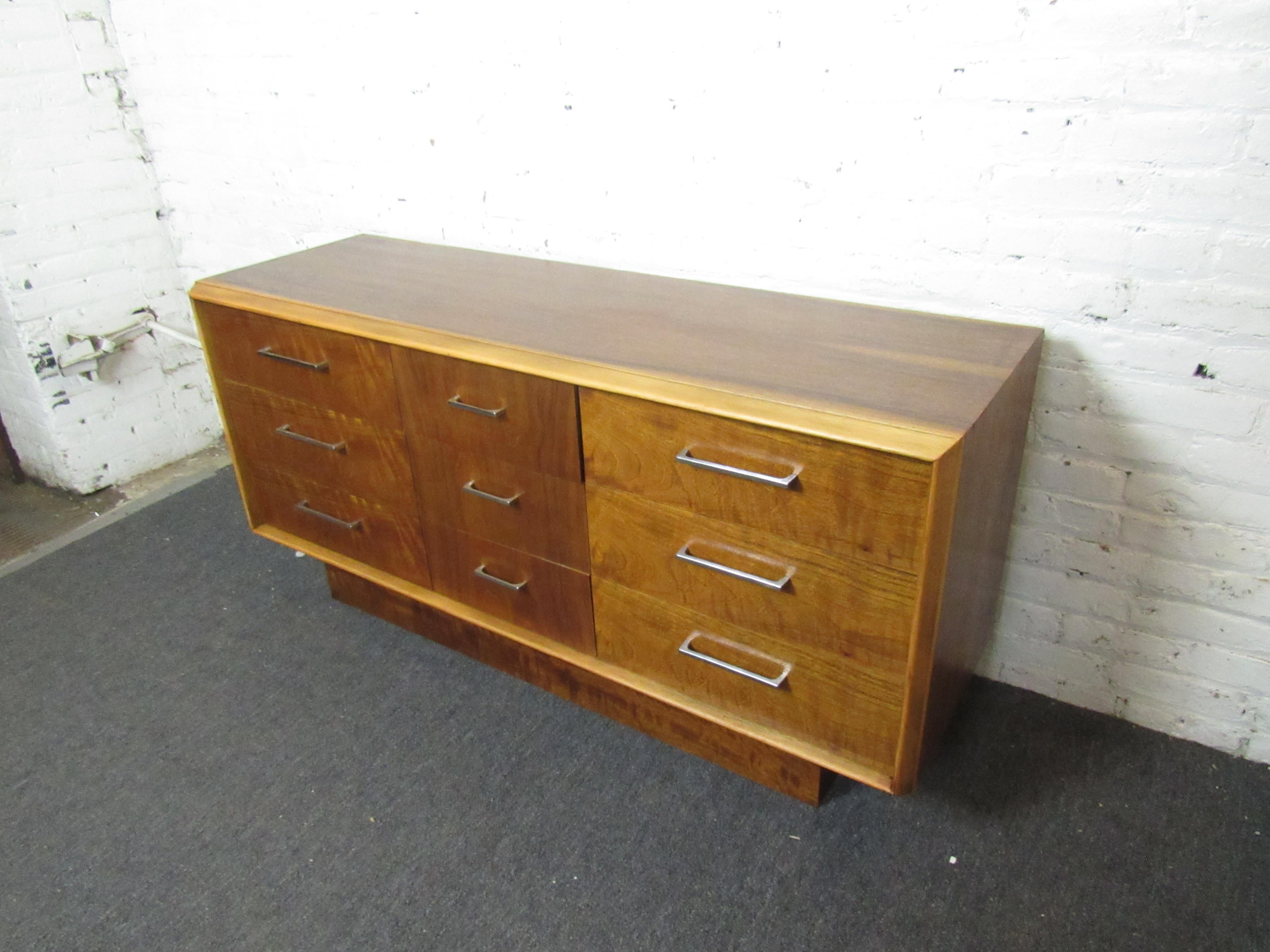 American Mid-Century Modern Low Dresser by Lane