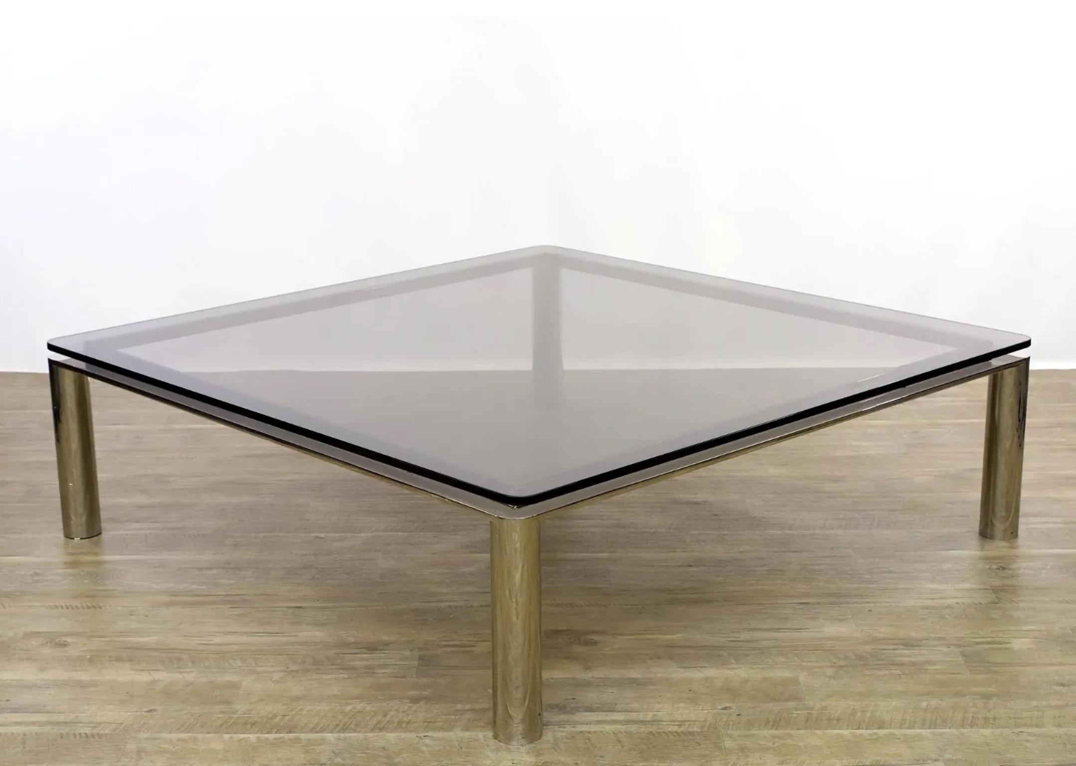 oversized glass coffee table