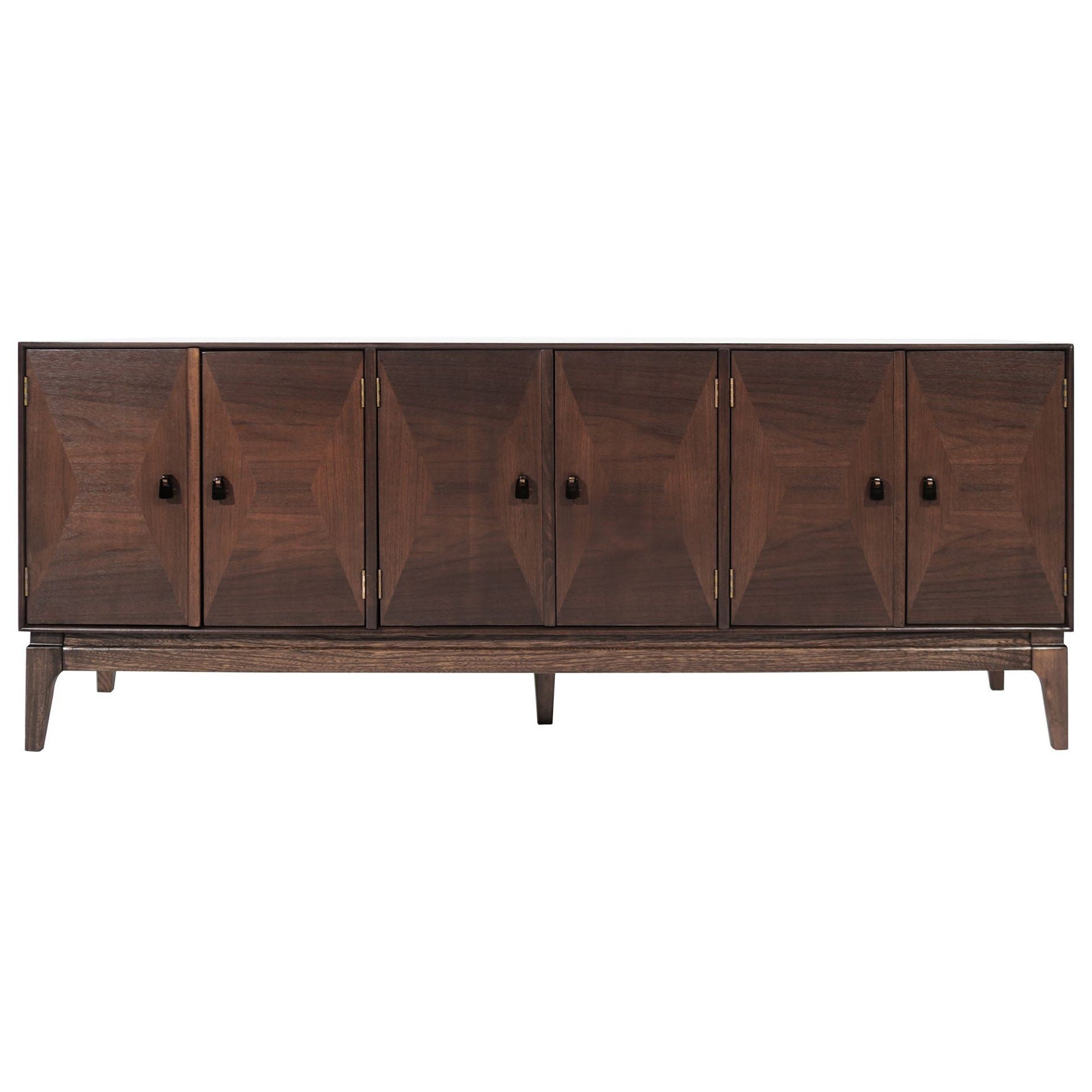 Mid-Century Modern Low Profile Credenza in Walnut, circa 1950s