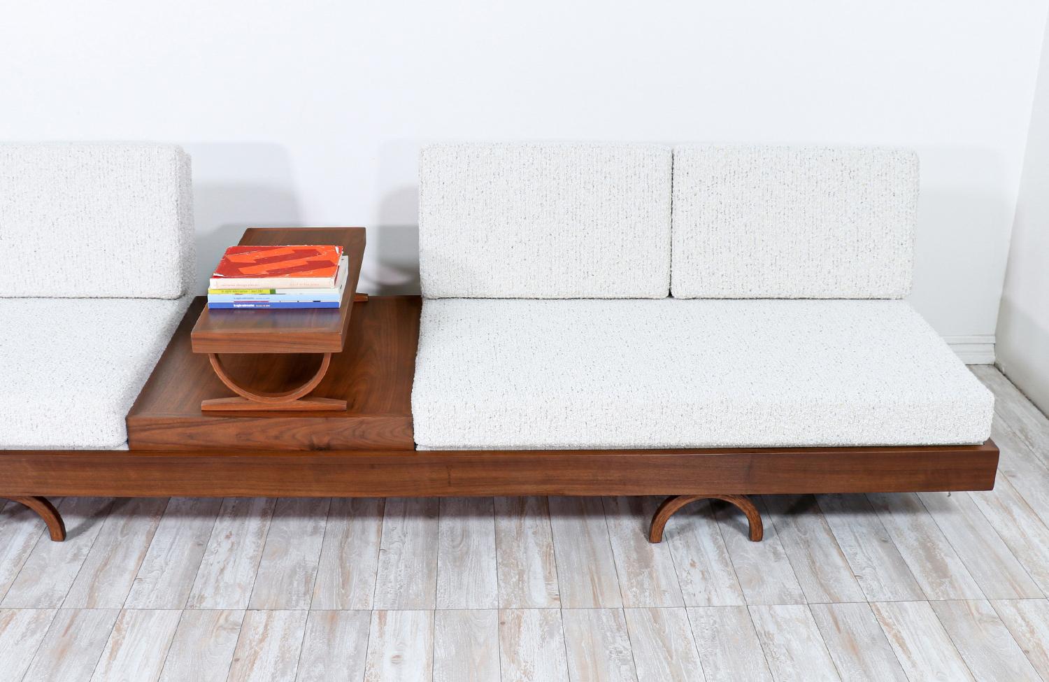 Mid-Century Modern Low-Profile Modular Sofa by Martin Borenstein In Excellent Condition In Los Angeles, CA