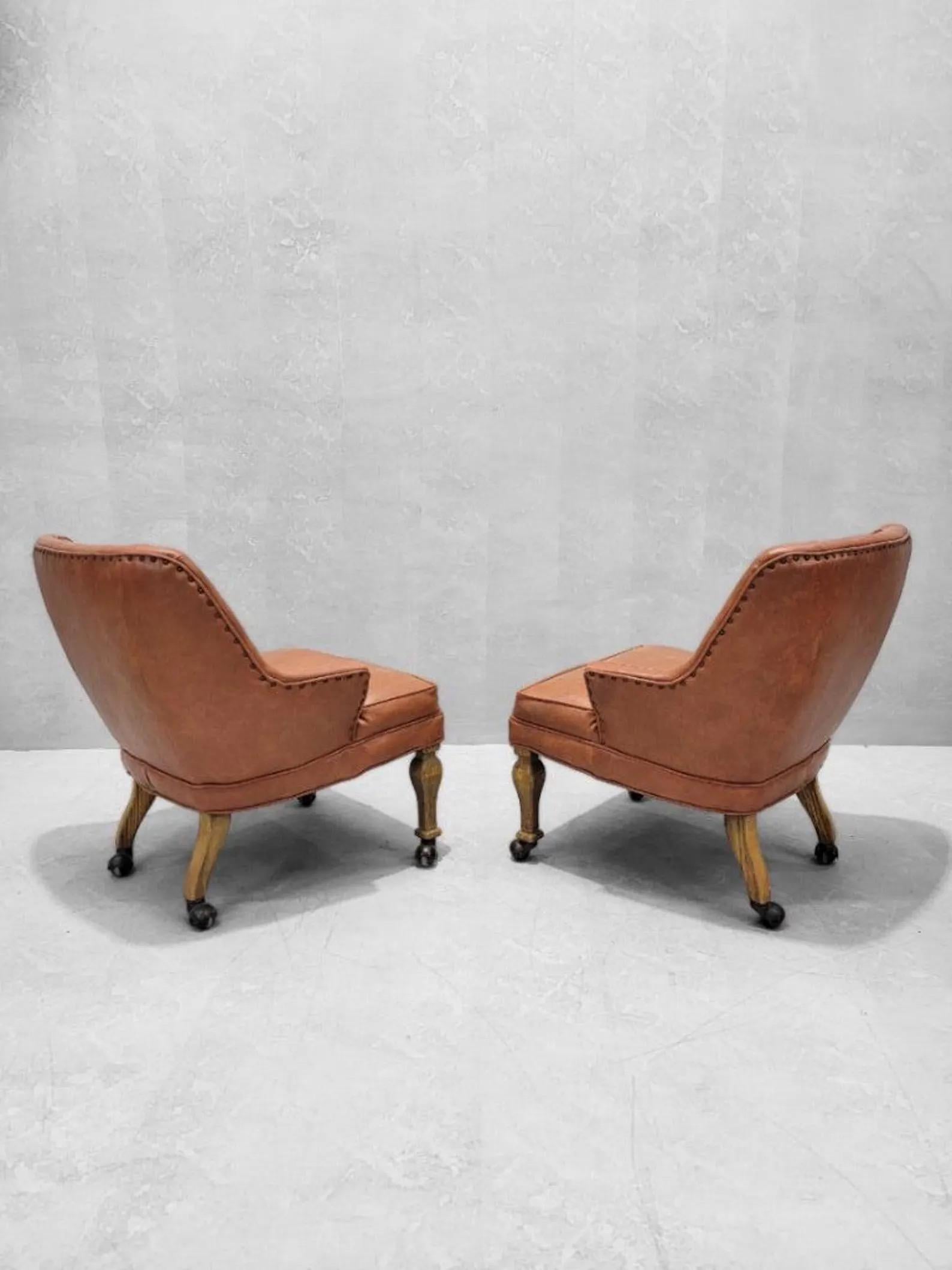 Sconosciuto Sedie da tavolo a basso profilo moderne del Mid Century - Set di 4 in vendita