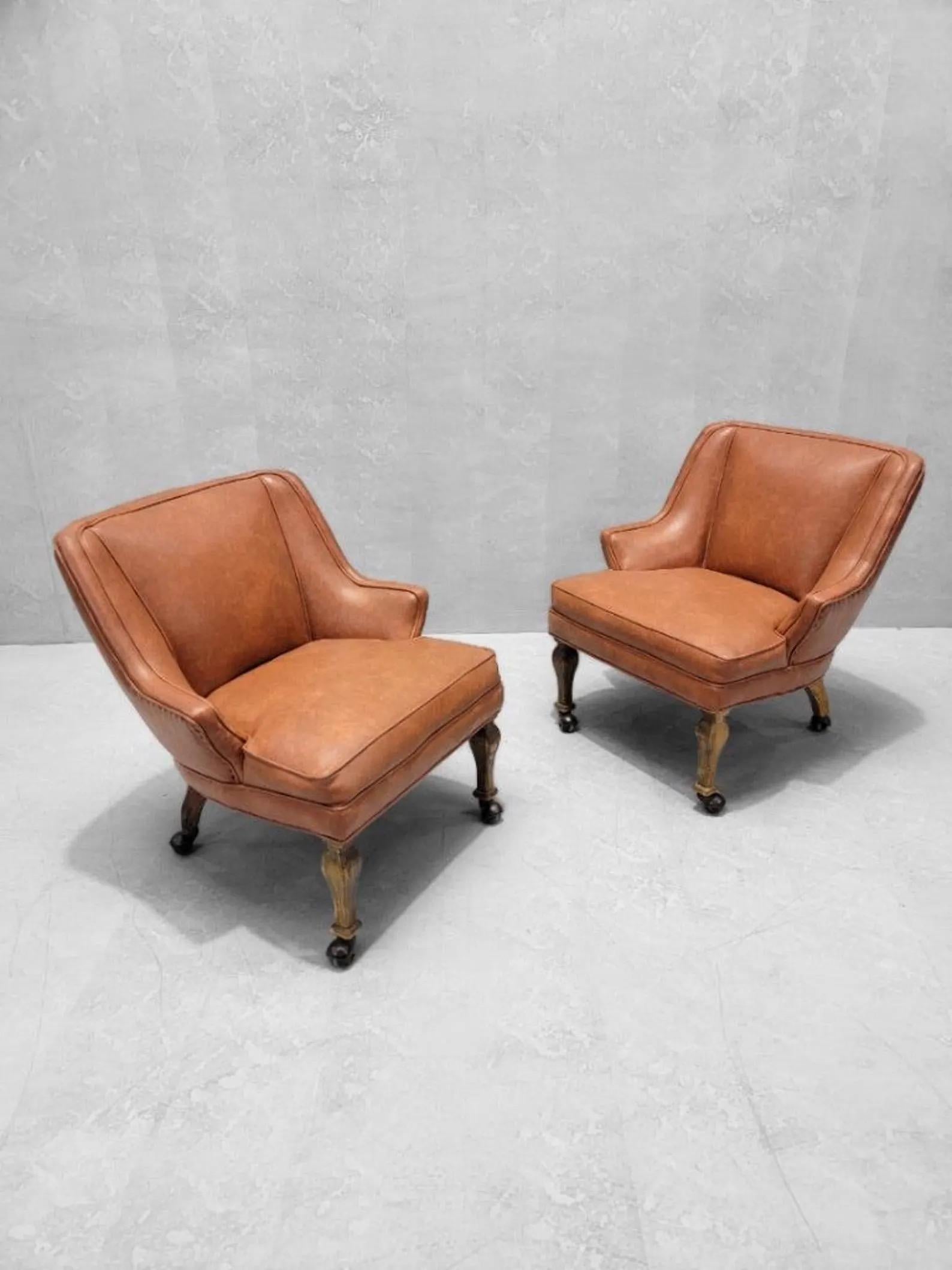 XX secolo Sedie da tavolo a basso profilo moderne del Mid Century - Set di 4 in vendita