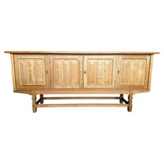 Mid-Century Modern Low Sideboard in Oak, Denmark, 1960s