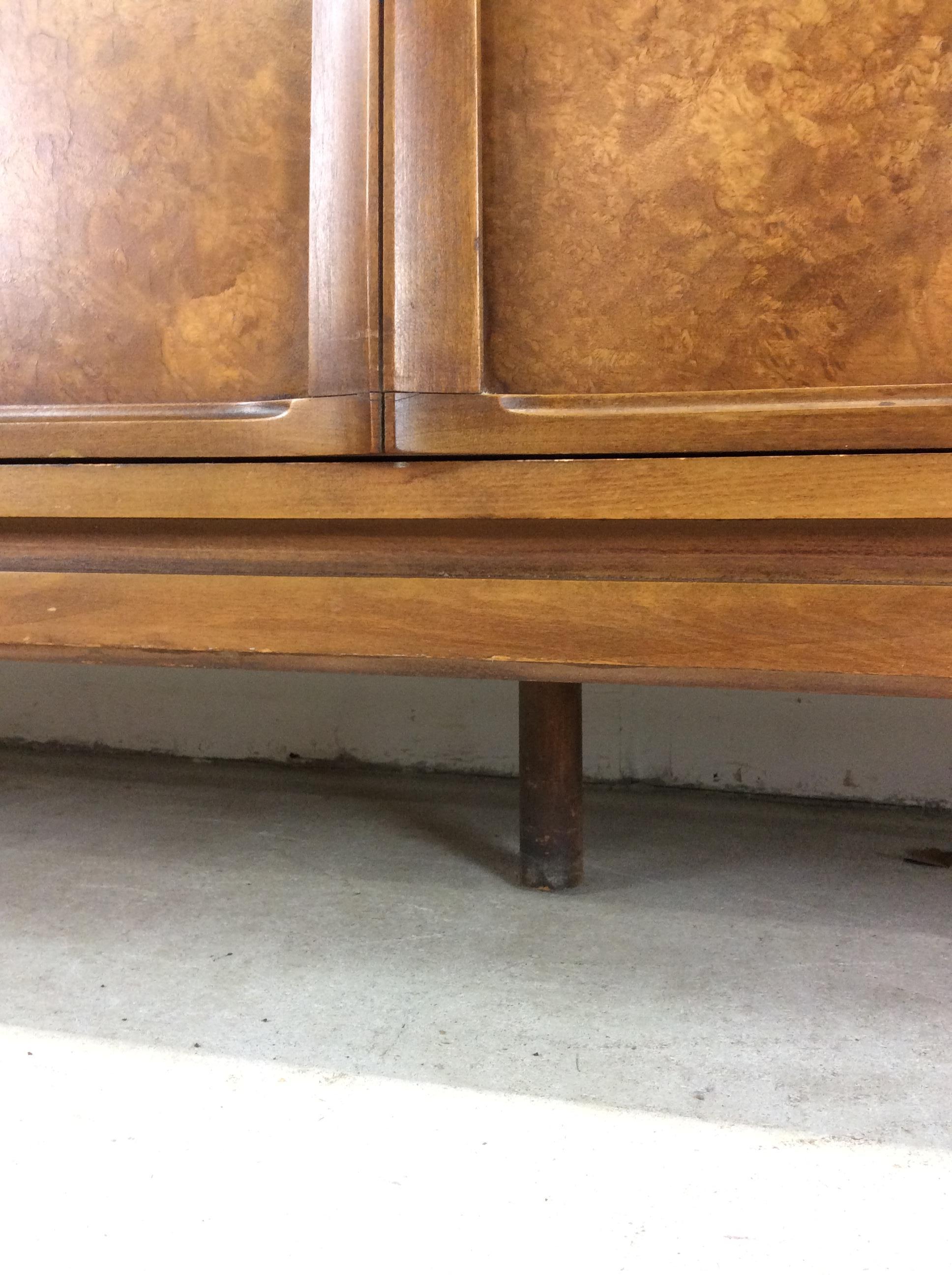 Veneer Mid Century Modern Lowboy Dresser by Thomasville
