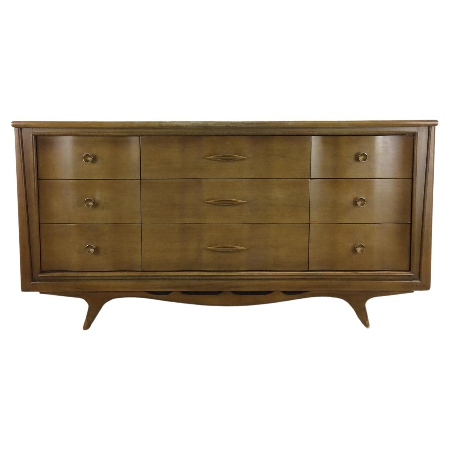 Mid Century Modern Lowboy Dresser "The Appleton" by Kent Coffey