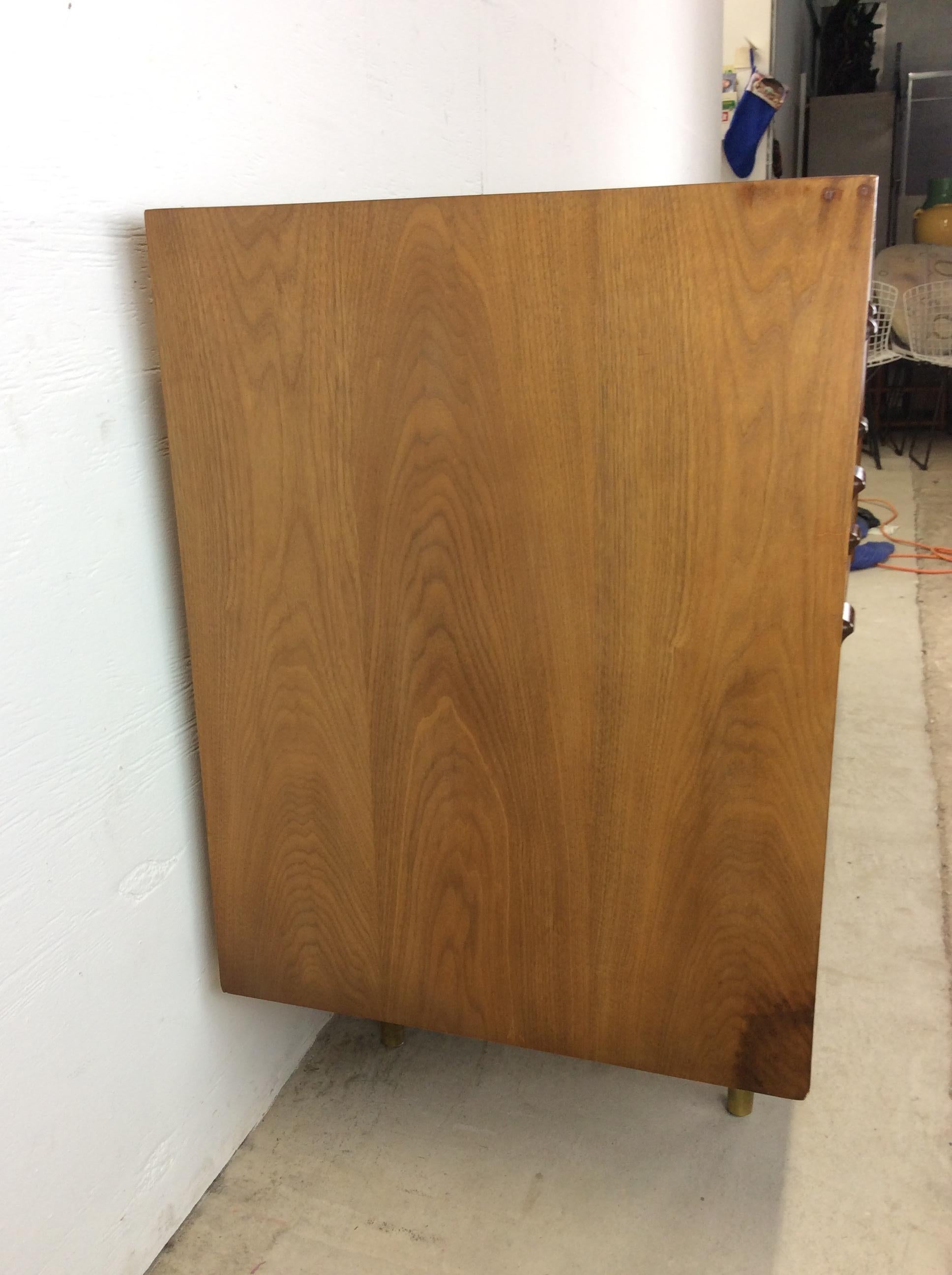 Mid Century Modern Lowboy Dresser with Tambour Door For Sale 7