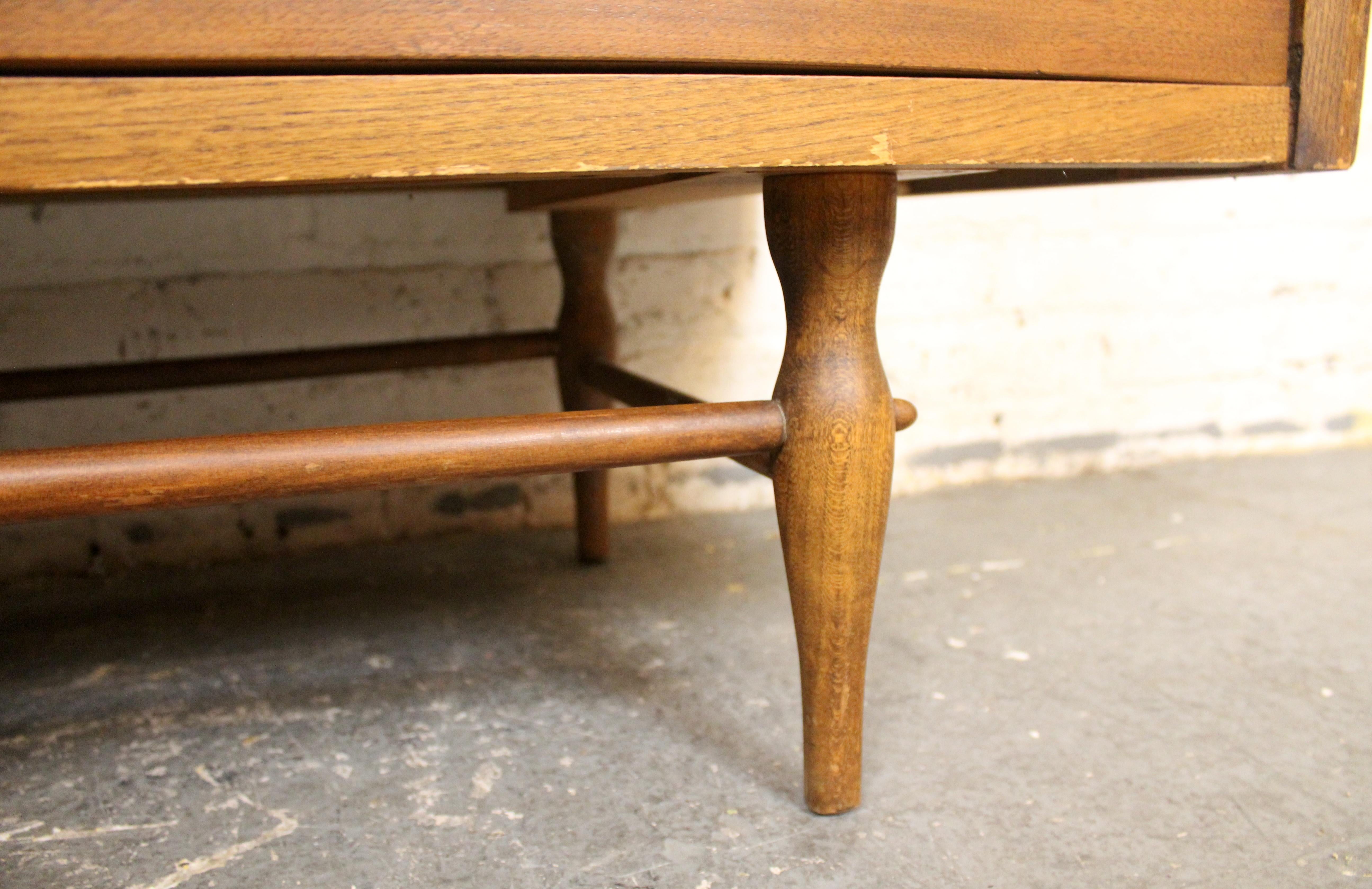 Mid-Century Modern Lowboy Walnut Dresser by Harmony House For Sale 7