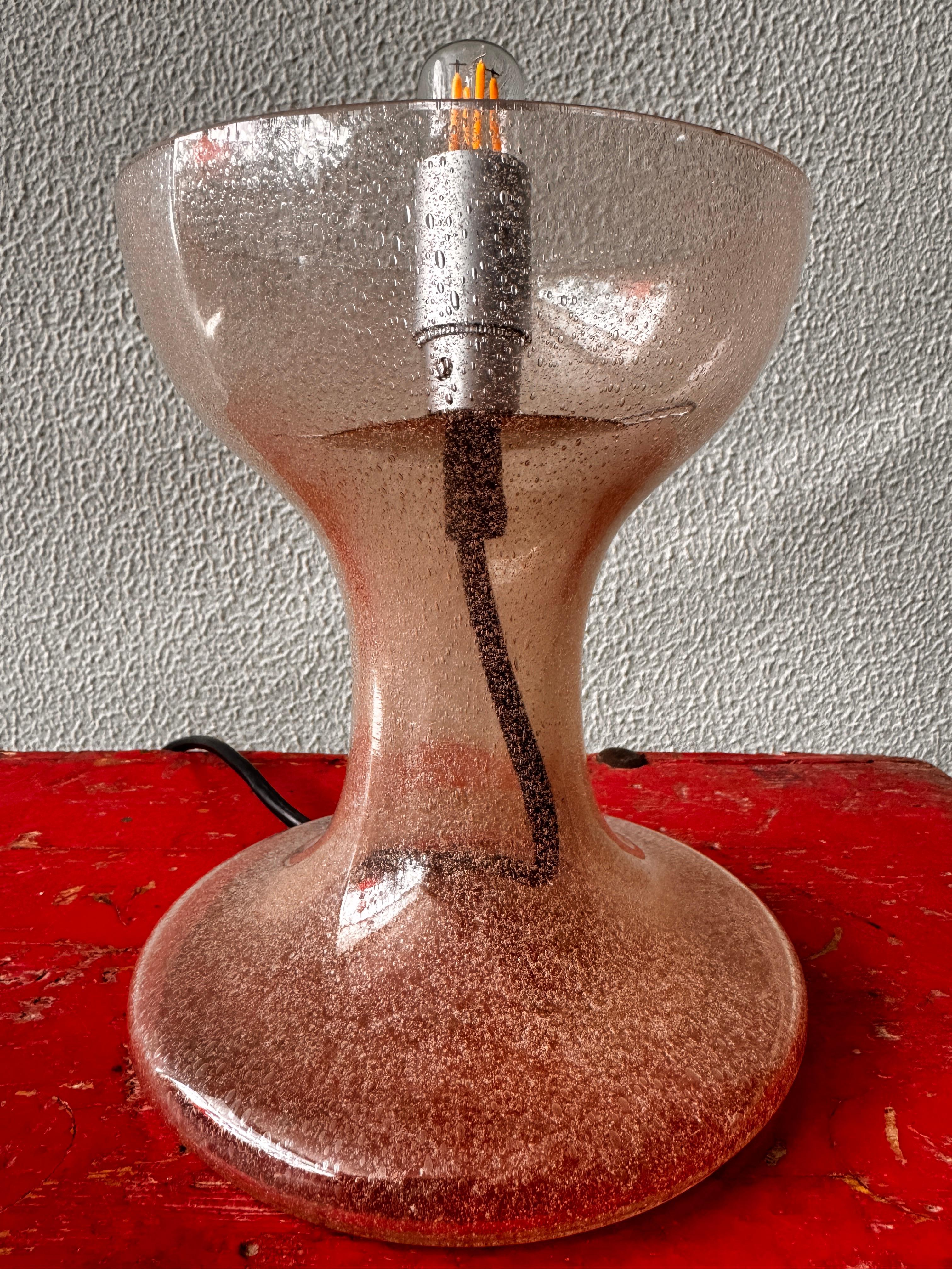 Lámpara de sobremesa moderna de mediados de siglo LT215 de Carlo Nason para Mazzega, 1970 Italia en venta 2