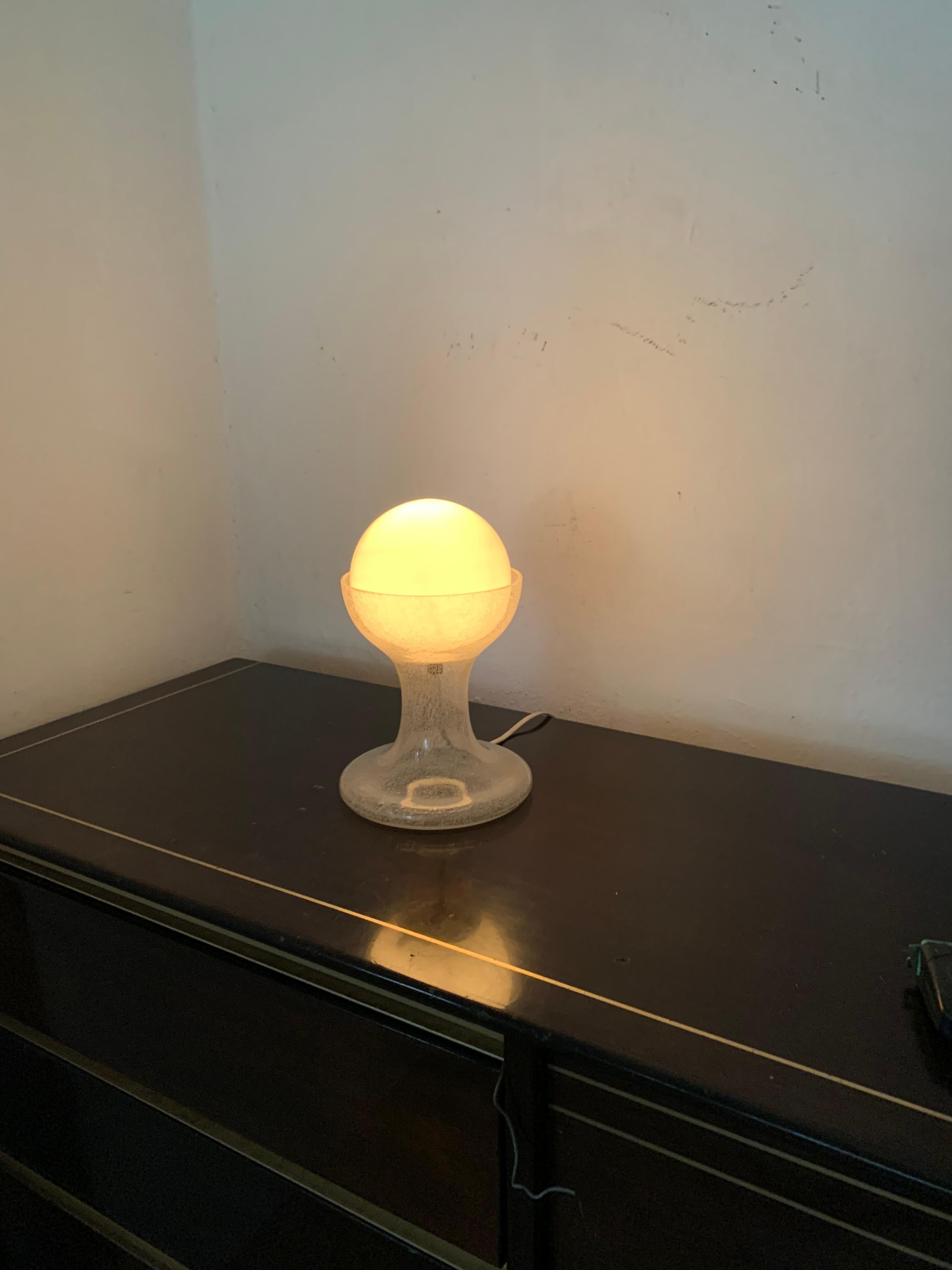Mid-Century Modern  Table Lamp by Carlo Nason for Mazzega, 1970 For Sale 2