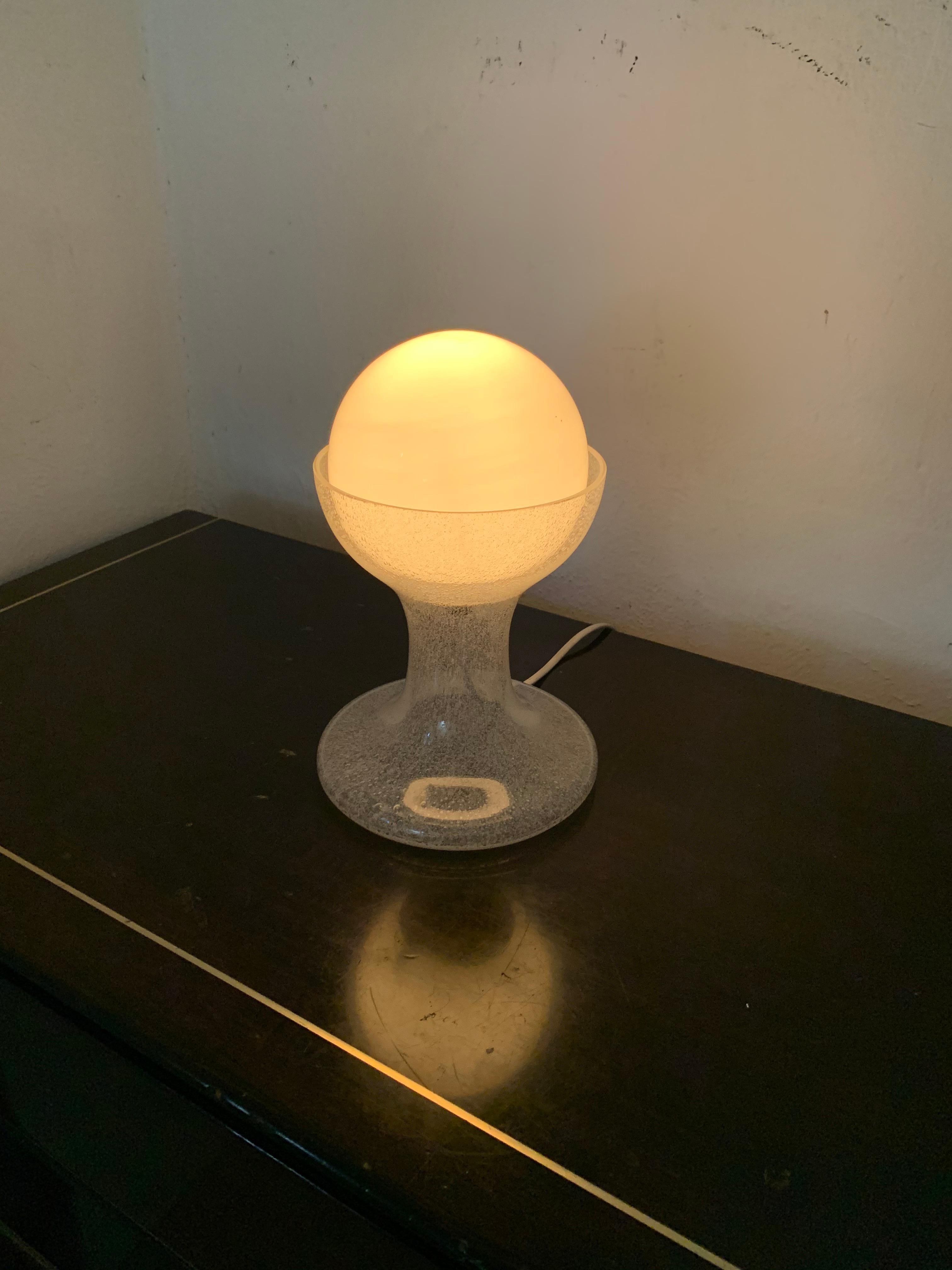 Mid-Century Modern  Table Lamp by Carlo Nason for Mazzega, 1970 For Sale 3