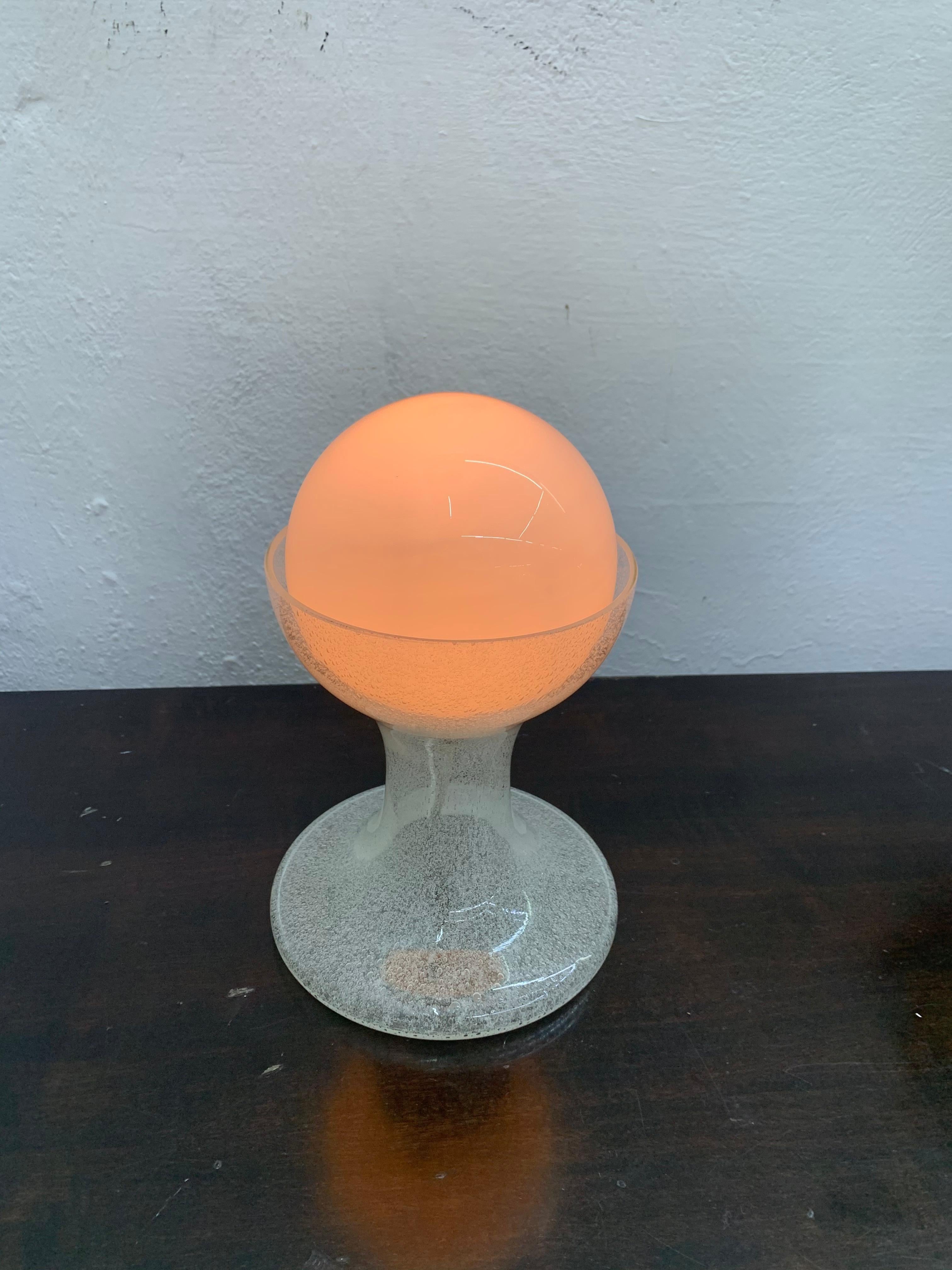 Mid-Century Modern  Table Lamp by Carlo Nason for Mazzega, 1970 In Good Condition In Merida, Yucatan