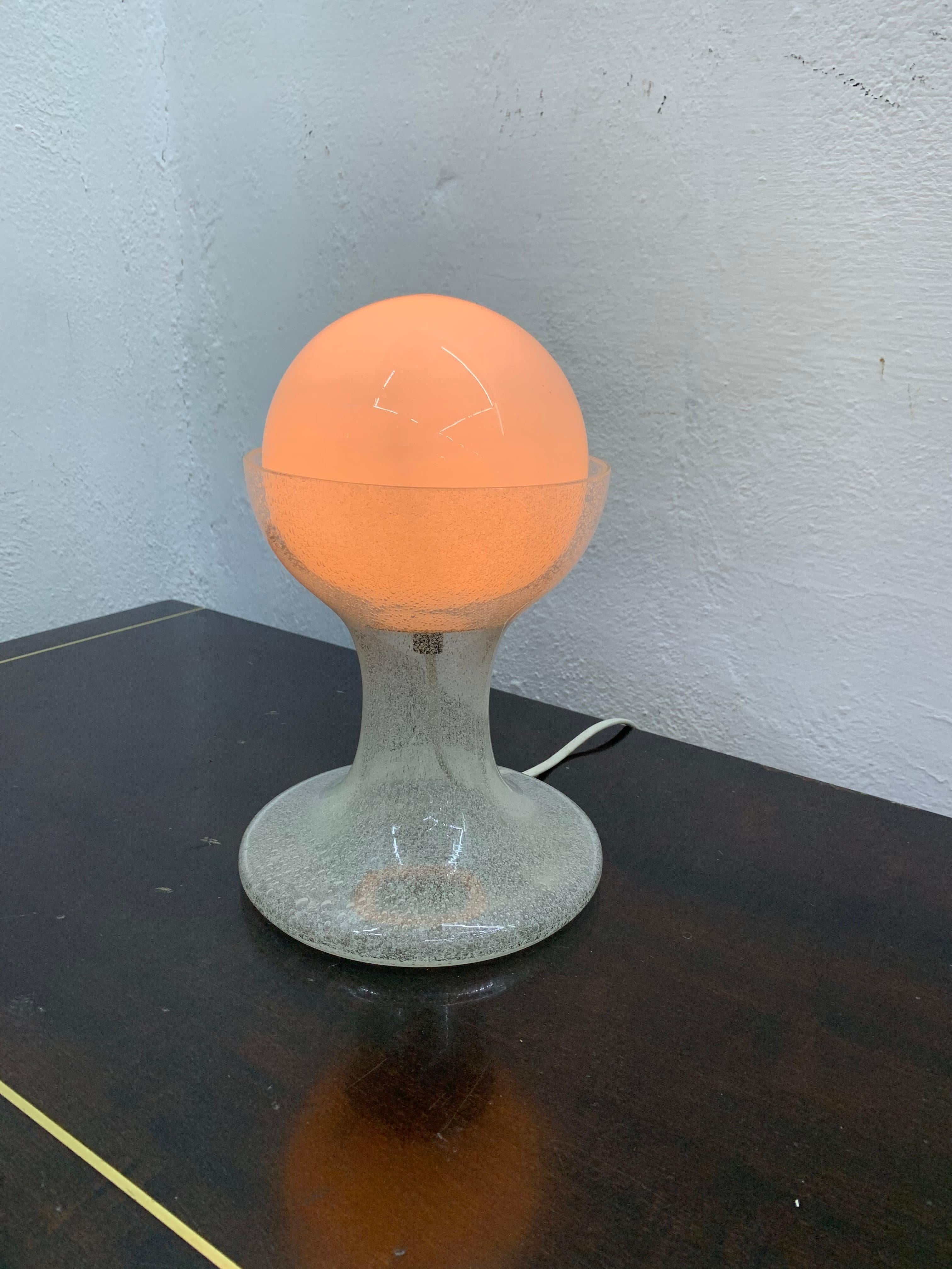 Mid-Century Modern  Table Lamp by Carlo Nason for Mazzega, 1970 For Sale 1
