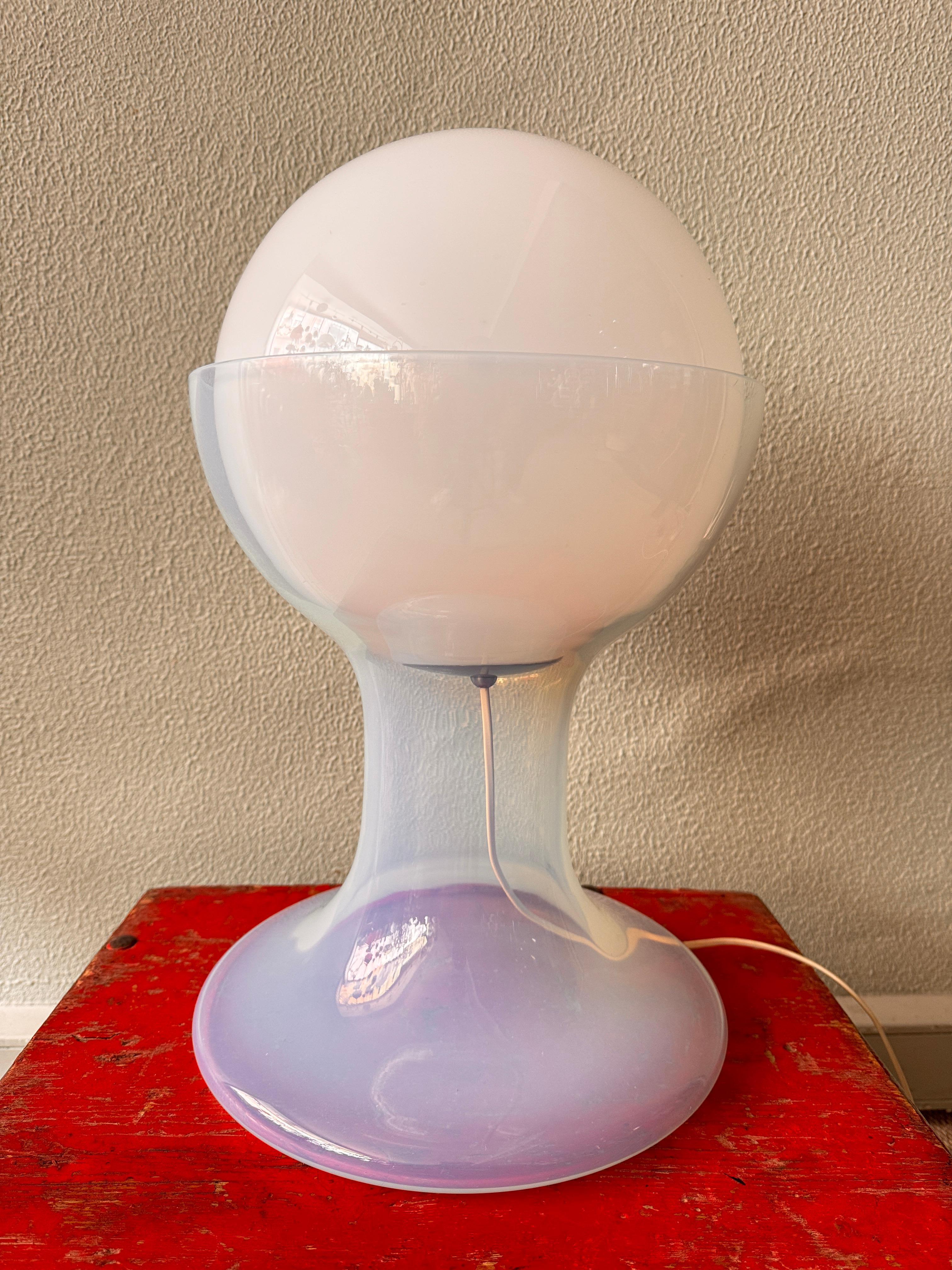 Mid-Century moderno Lampada da tavolo LT216 di Carlo Nason per Mazzega, 1970, Italia in vendita