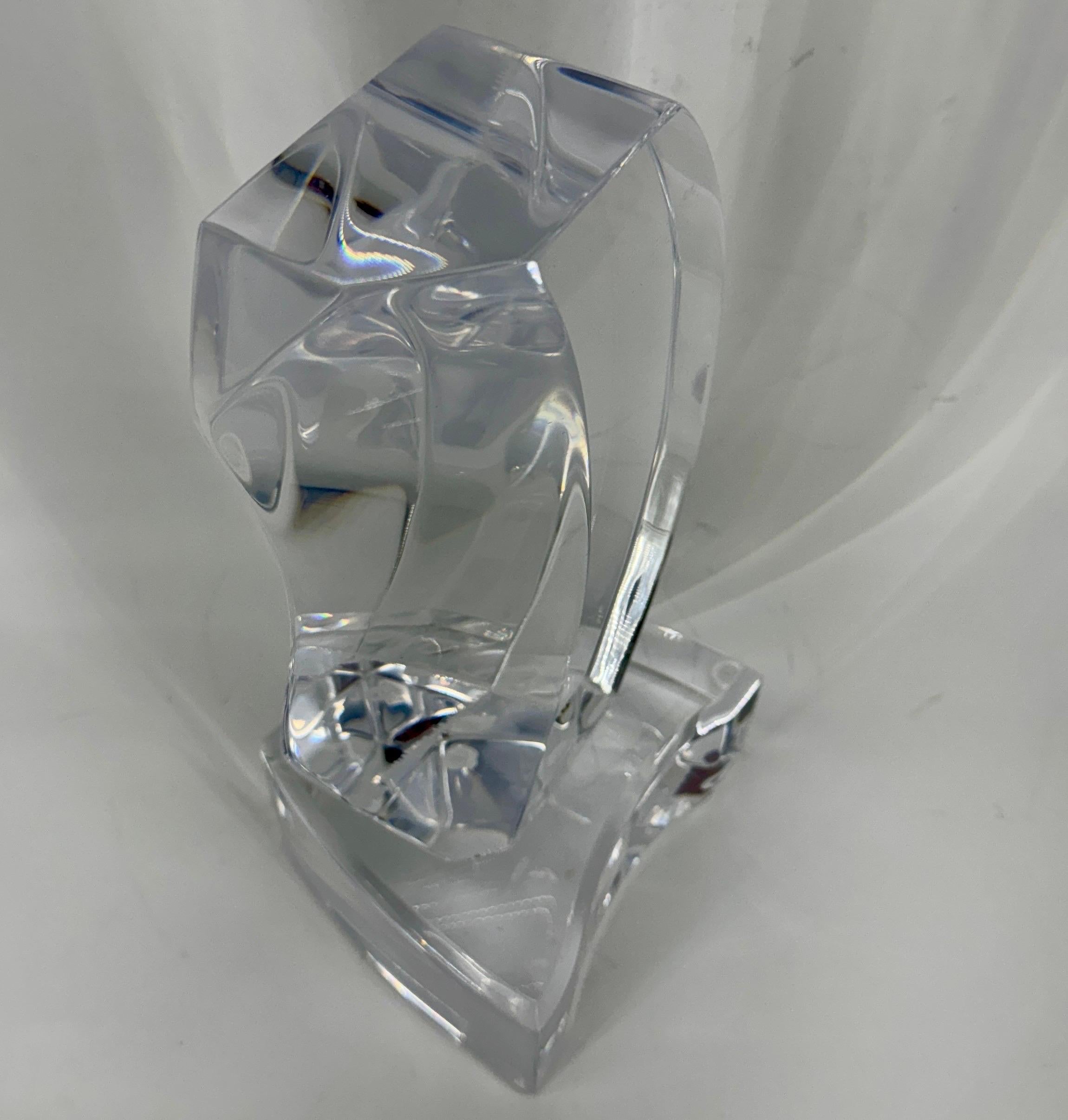 Mid-Century Modern Lucite Abstract Table Sculpture  In Good Condition For Sale In Haddonfield, NJ