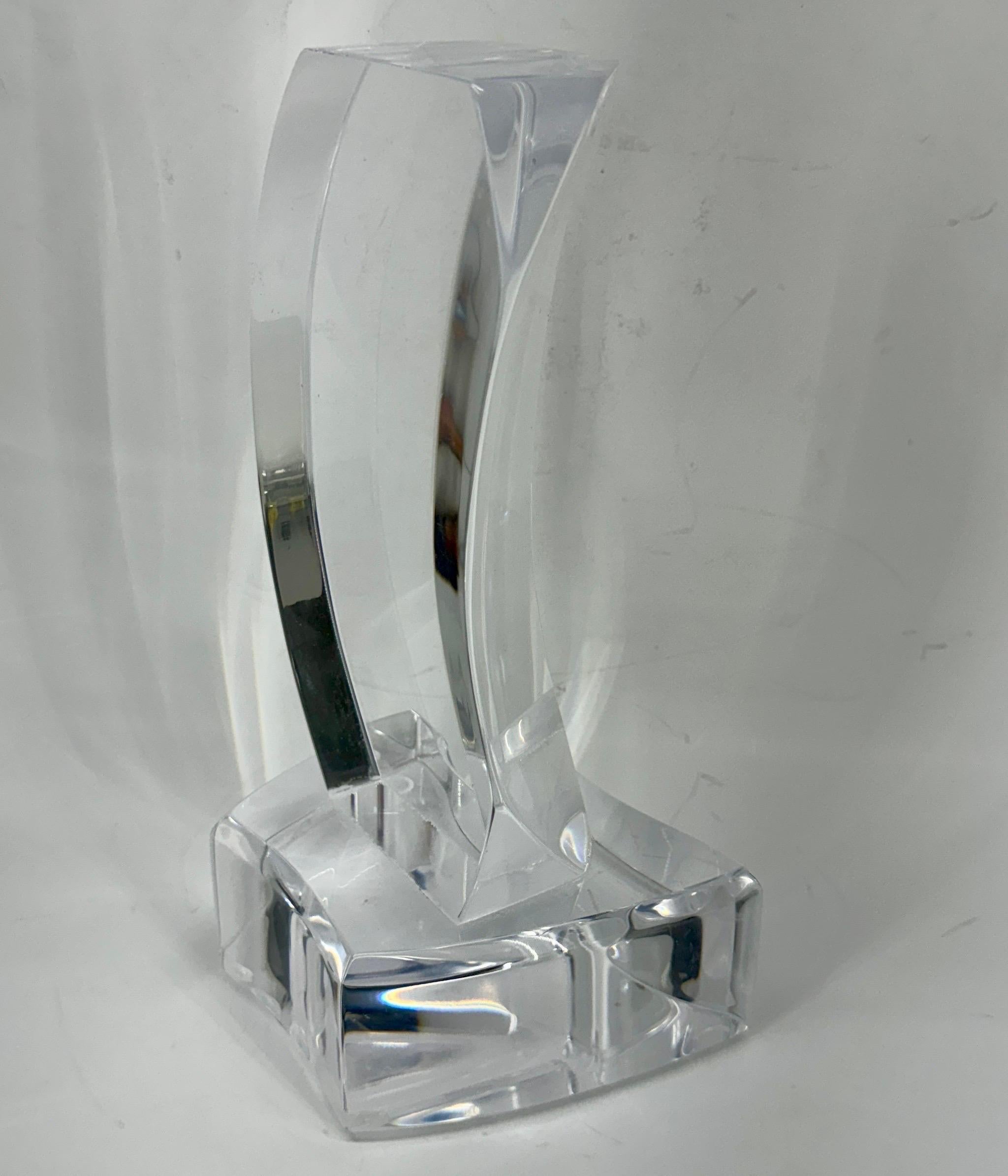 20th Century Mid-Century Modern Lucite Abstract Table Sculpture  For Sale