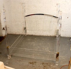 Mid-Century Modern Lucite Bed