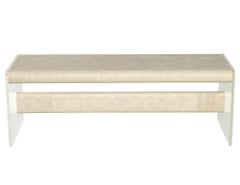 Mid-Century Modern Lucite Bench