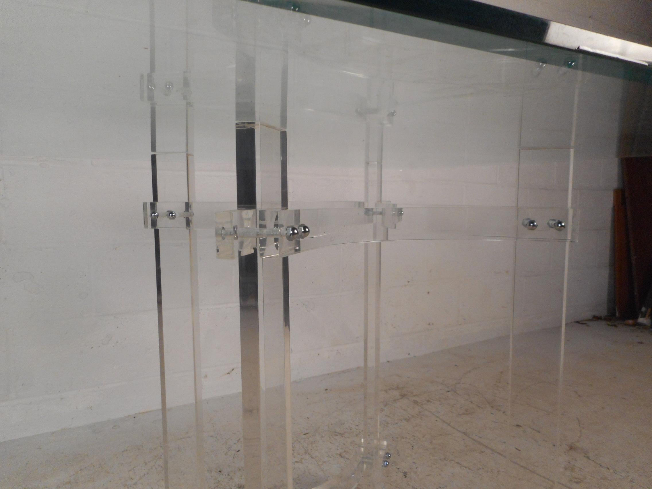 Mid-Century Modern Lucite Dining Set 5