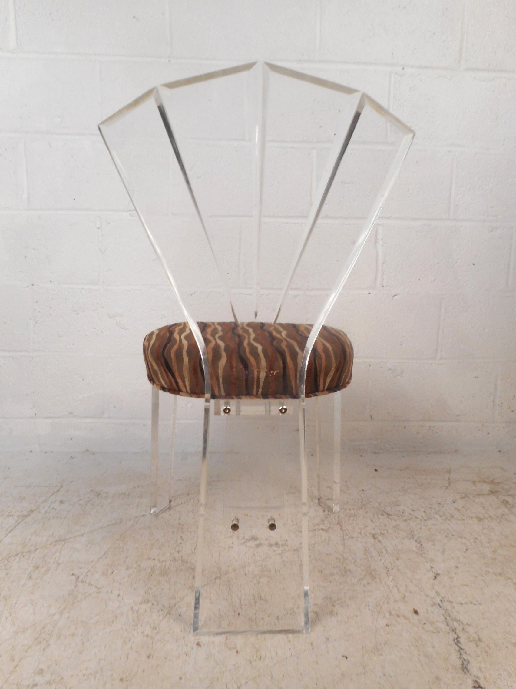 Mid-Century Modern Lucite Dining Set 3