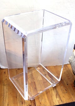 Mid-Century Modern Lucite Display Pedestal