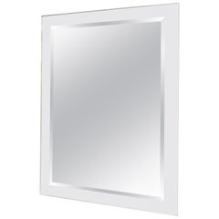 Custom Mid-Century Modern Lucite Framed Mirror