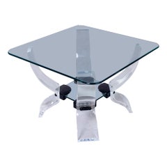 Mid Century Modern Lucite
Glass Side Table Mid Century Modern Lucite
Glass Side Table