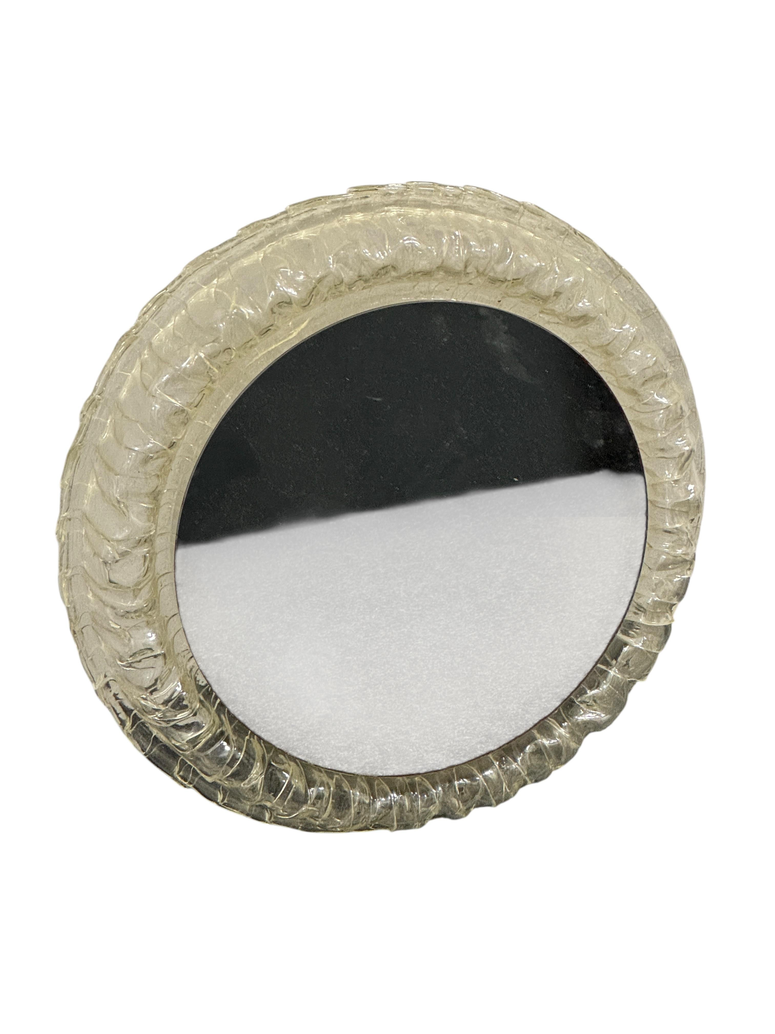 Moderner Lucit-Eisglas-Spiegel Erco 1960er Jahre (Mitte des 20. Jahrhunderts) im Angebot