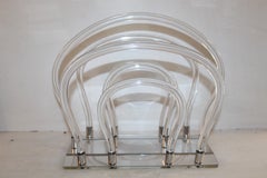 Portariviste in lucite moderno di metà secolo