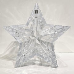 Mid-Century Modern Lucite Star-Shaped Ice Bucket by Alessandro Albrizzi