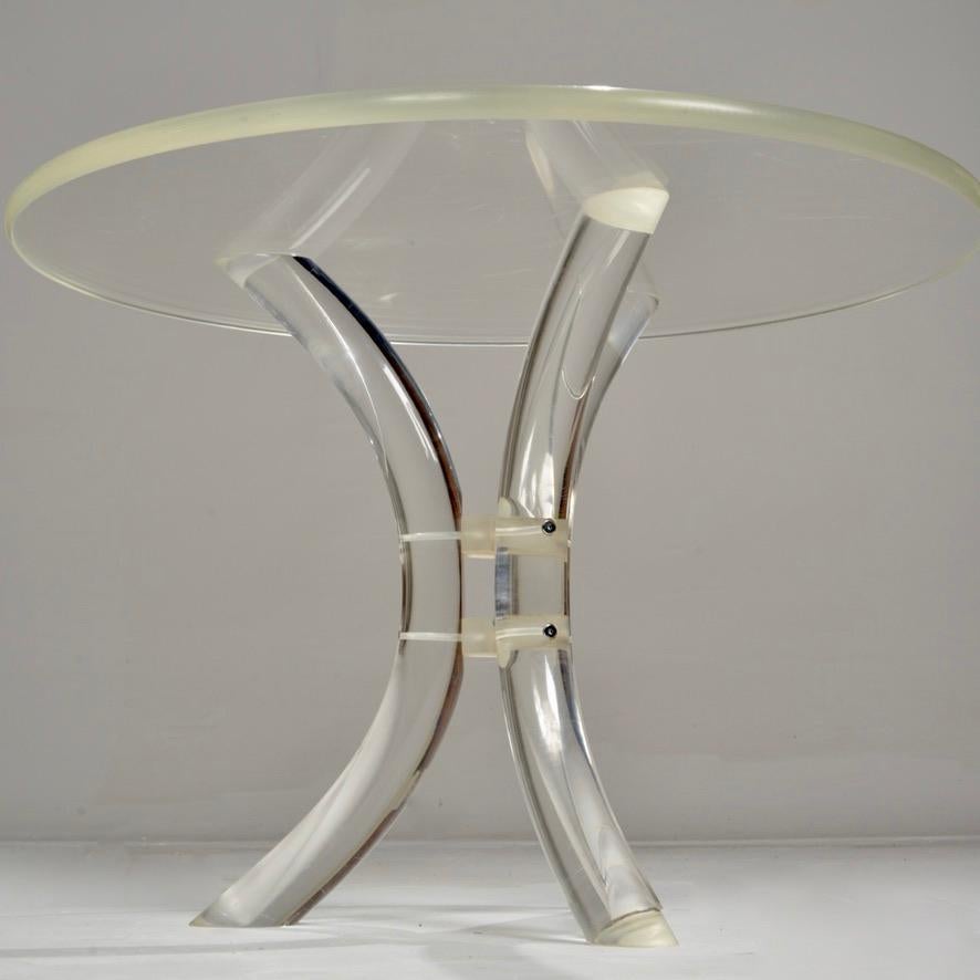 lucite table top