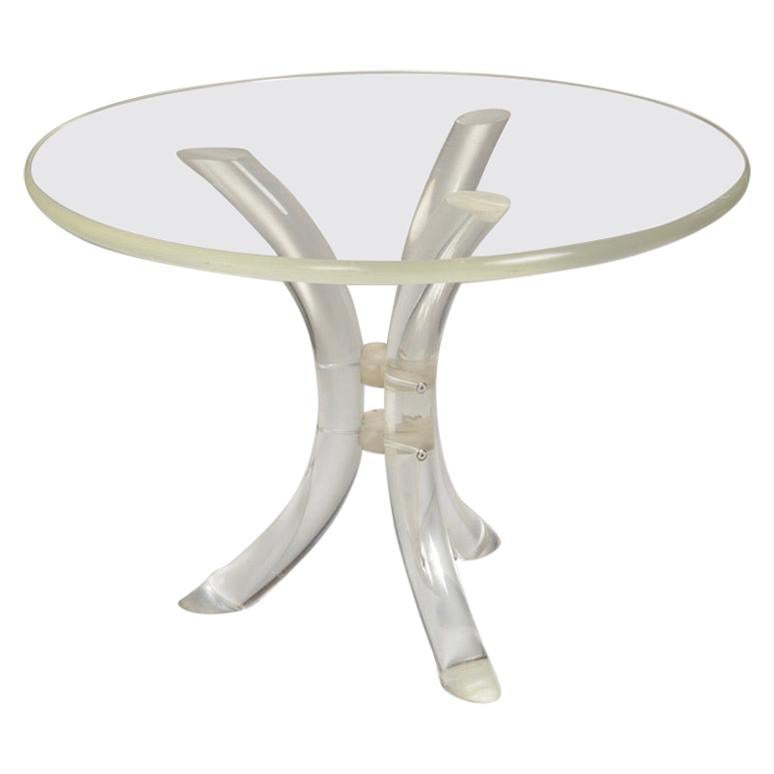 Mid-Century Modern Lucite Table  For Sale