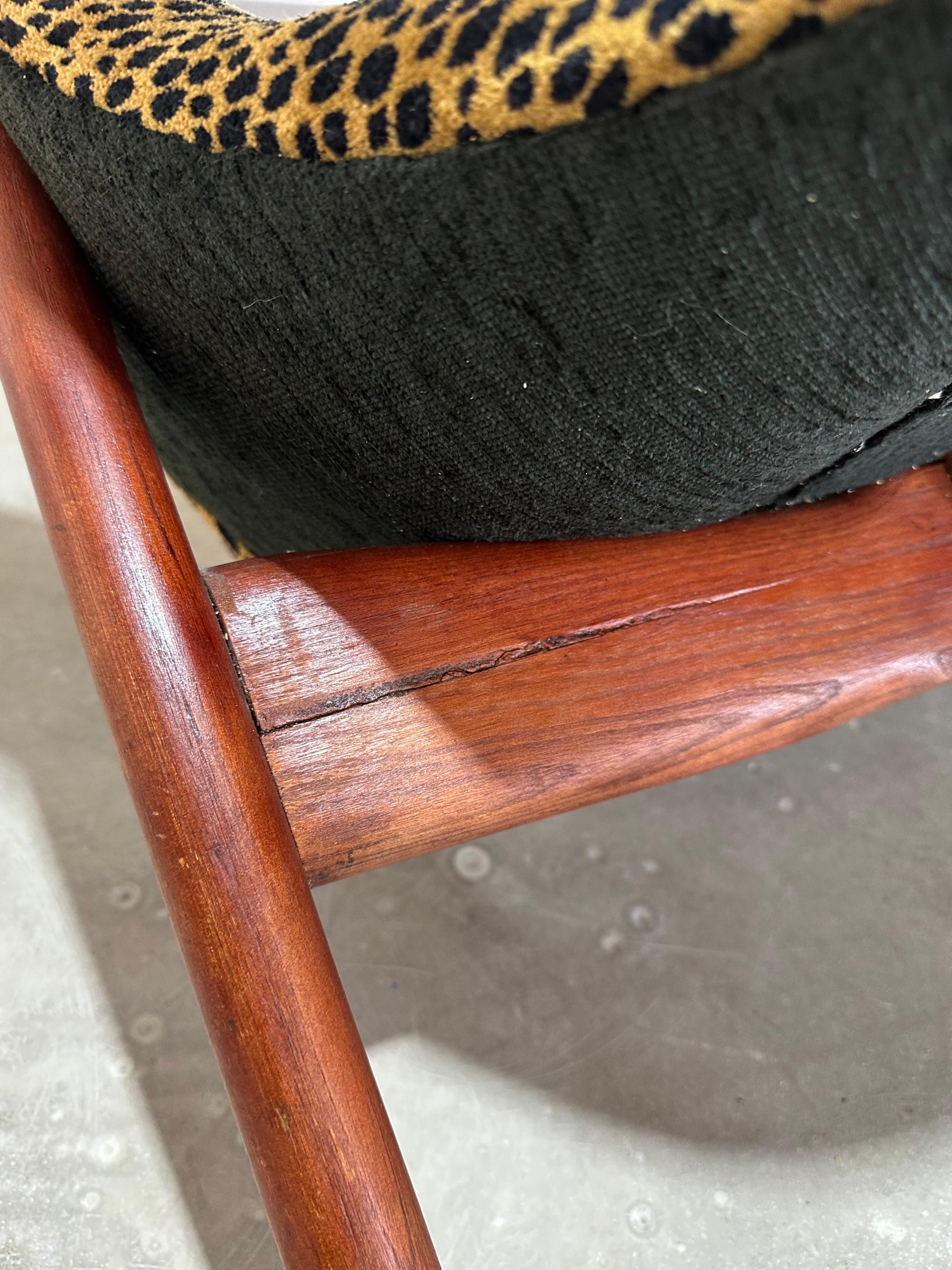 Mid Century Modern Luigi Tiengo for Cimon Canada Tri Leg Lounge Chair 5