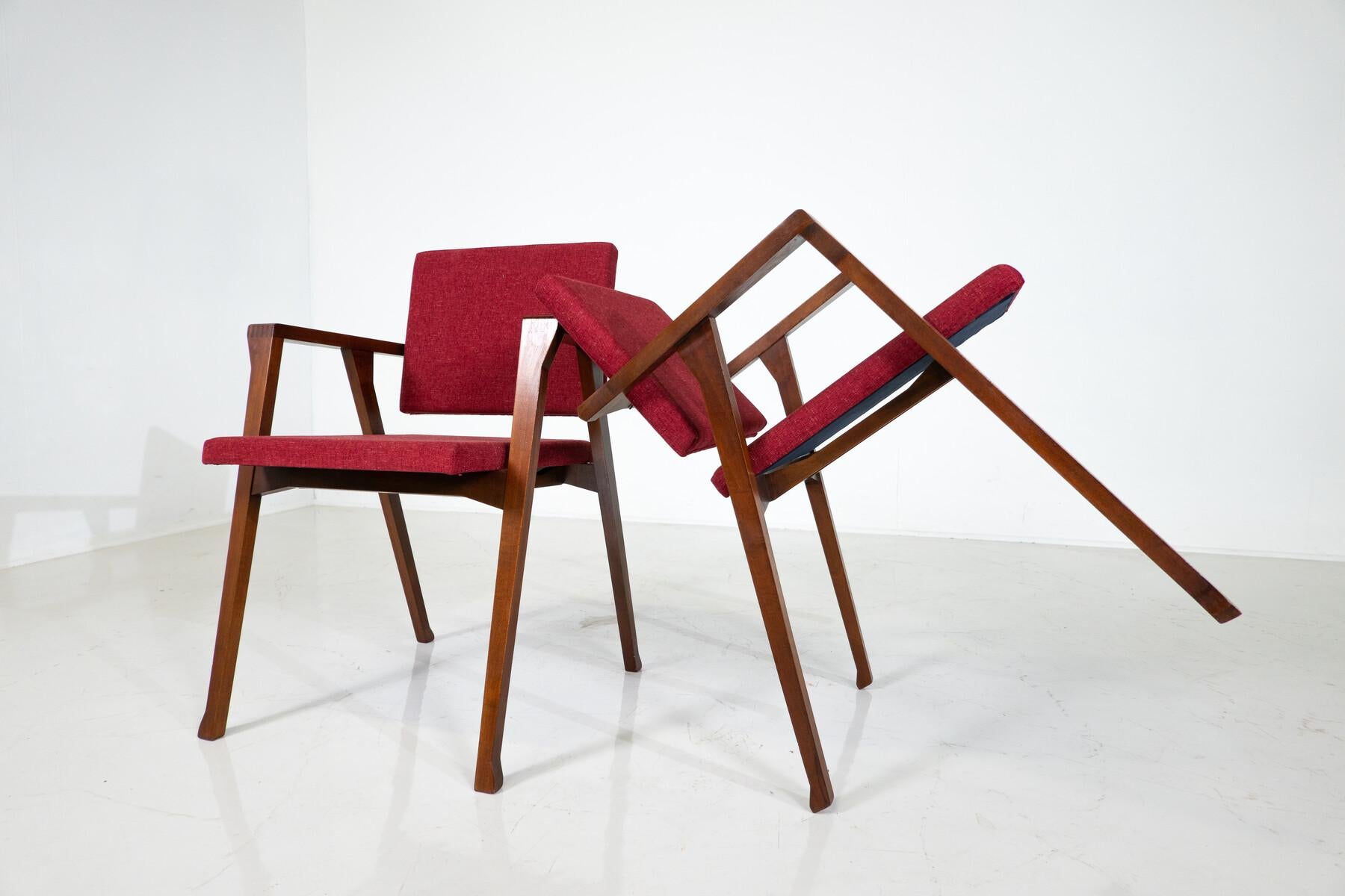 Mid-Century Modern 'Luisa' Armchair by Franco Albini, Italy, c.1955- Sold Indiv 2