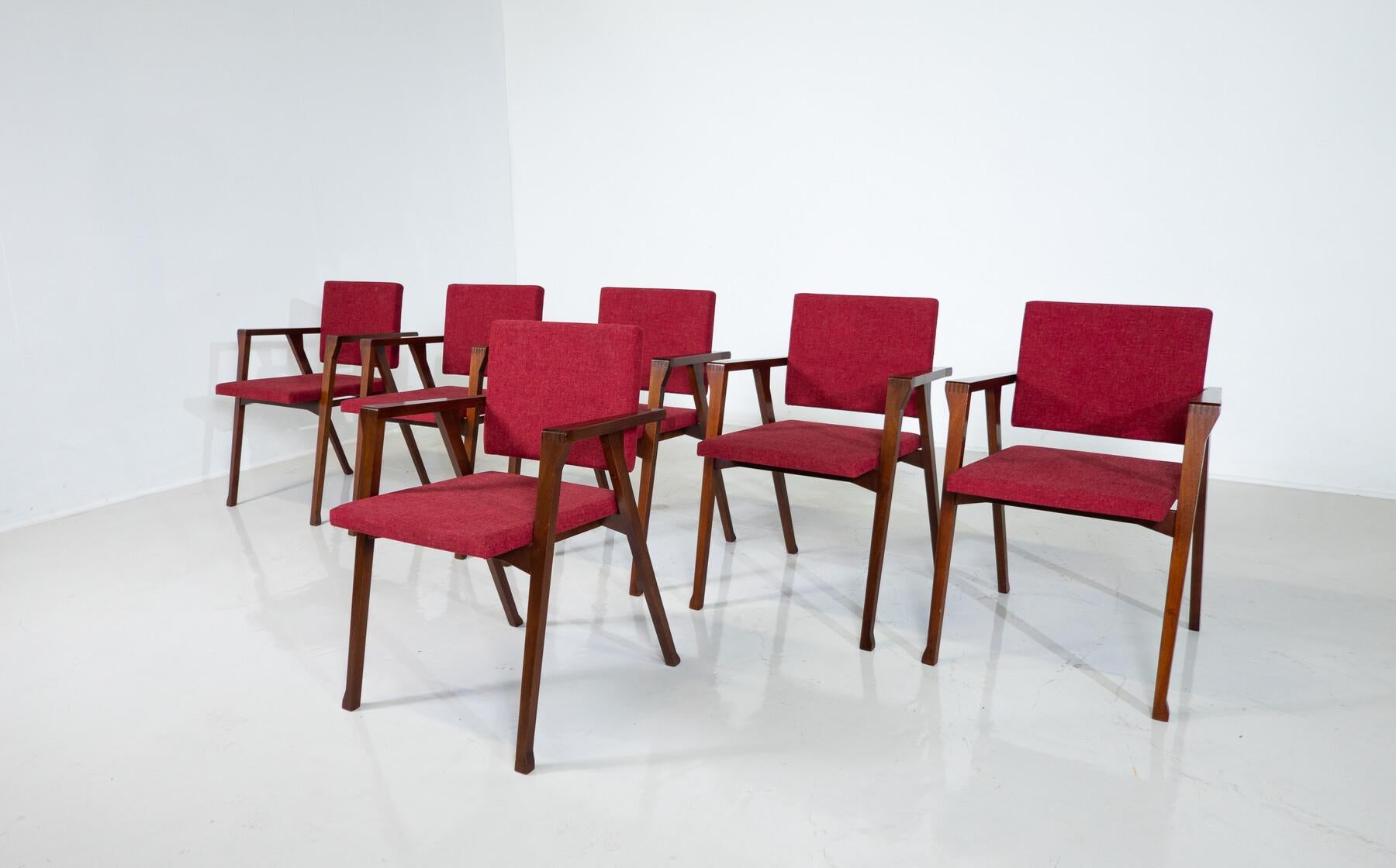 Mid-Century Modern 'Luisa' Armchair by Franco Albini, Italy, c.1955- Sold Indiv For Sale 3