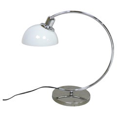 Mid-Century Modern Lumess Switzerland Chrome and Glass Desk Lamp