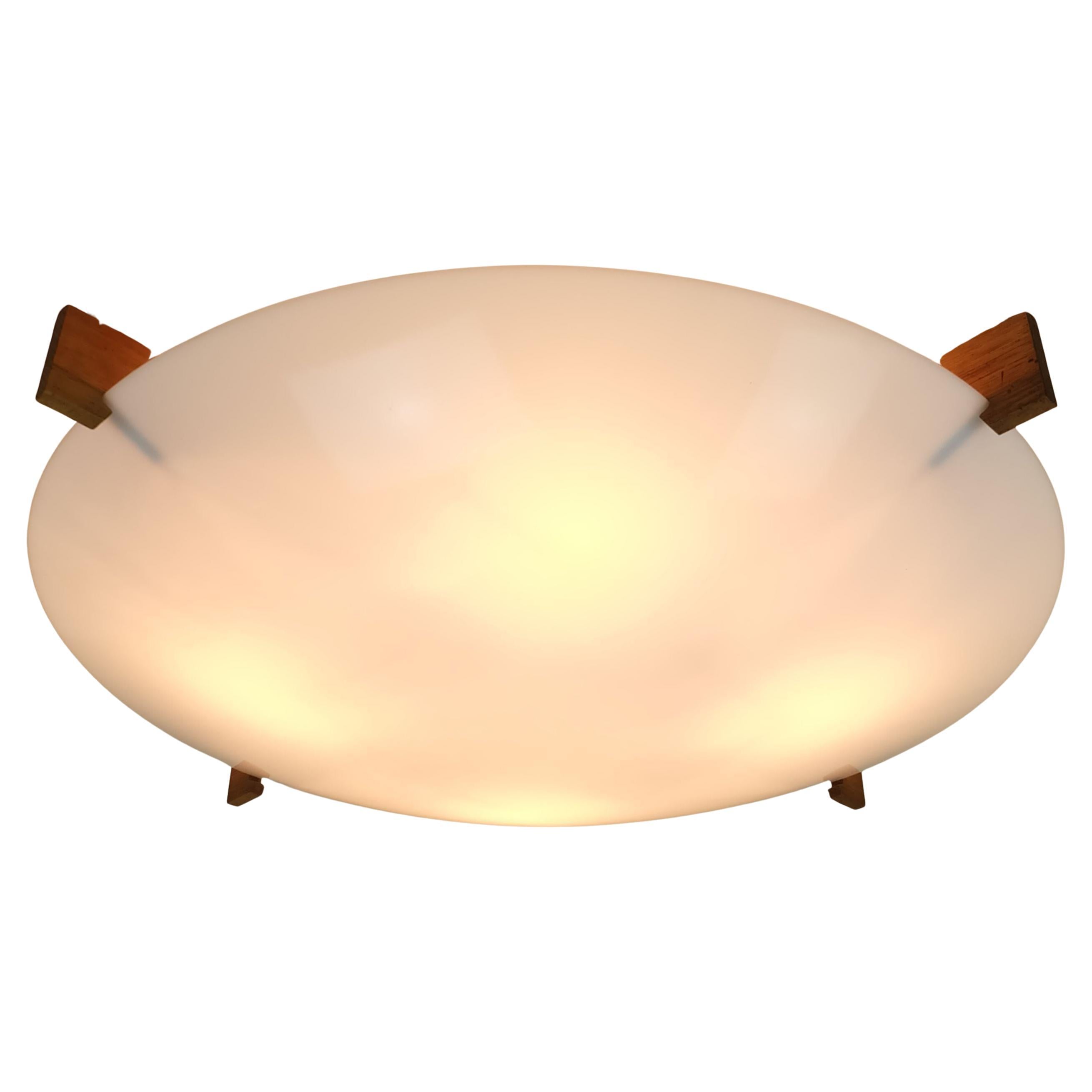 mid century modern luxus vittsjö ceiling light, 1960s, Uno 
Östen Kristiansson in vendita