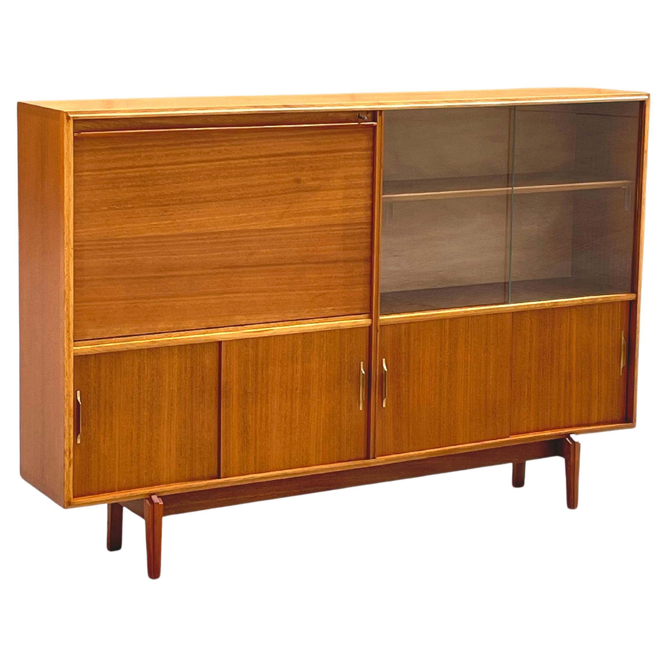 Mid-Century Modern Drinks Cocktail Cabinet Sideboard by Beaver and Tapley