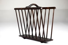 Mid-Century Modern Magazine Rack by Brazilian Designer, 1950s