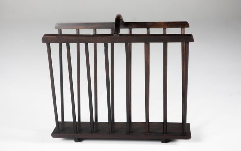 Mid-Century Modern Magazine Rack by Brazilian Designer, 1950s For Sale ...