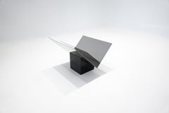 Mid-Century Modern Magazine Rack by Sergio Asti, Marble and Steel, Italy, 1960s