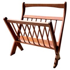 Mid-Century Modern Magazine Rack in Teak, 1960s