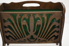 Mid Century Modern Magazine Rack Newspaper Basket