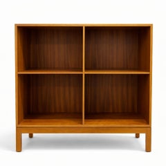 Libreria moderna di metà secolo in mogano di Christian Hvidt, anni '70