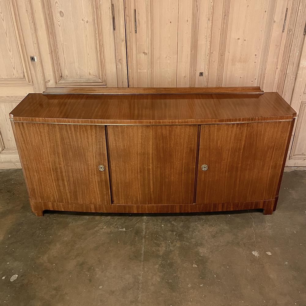 Mid-Century Modern Mahogany Buffet by De Coene In Good Condition For Sale In Dallas, TX