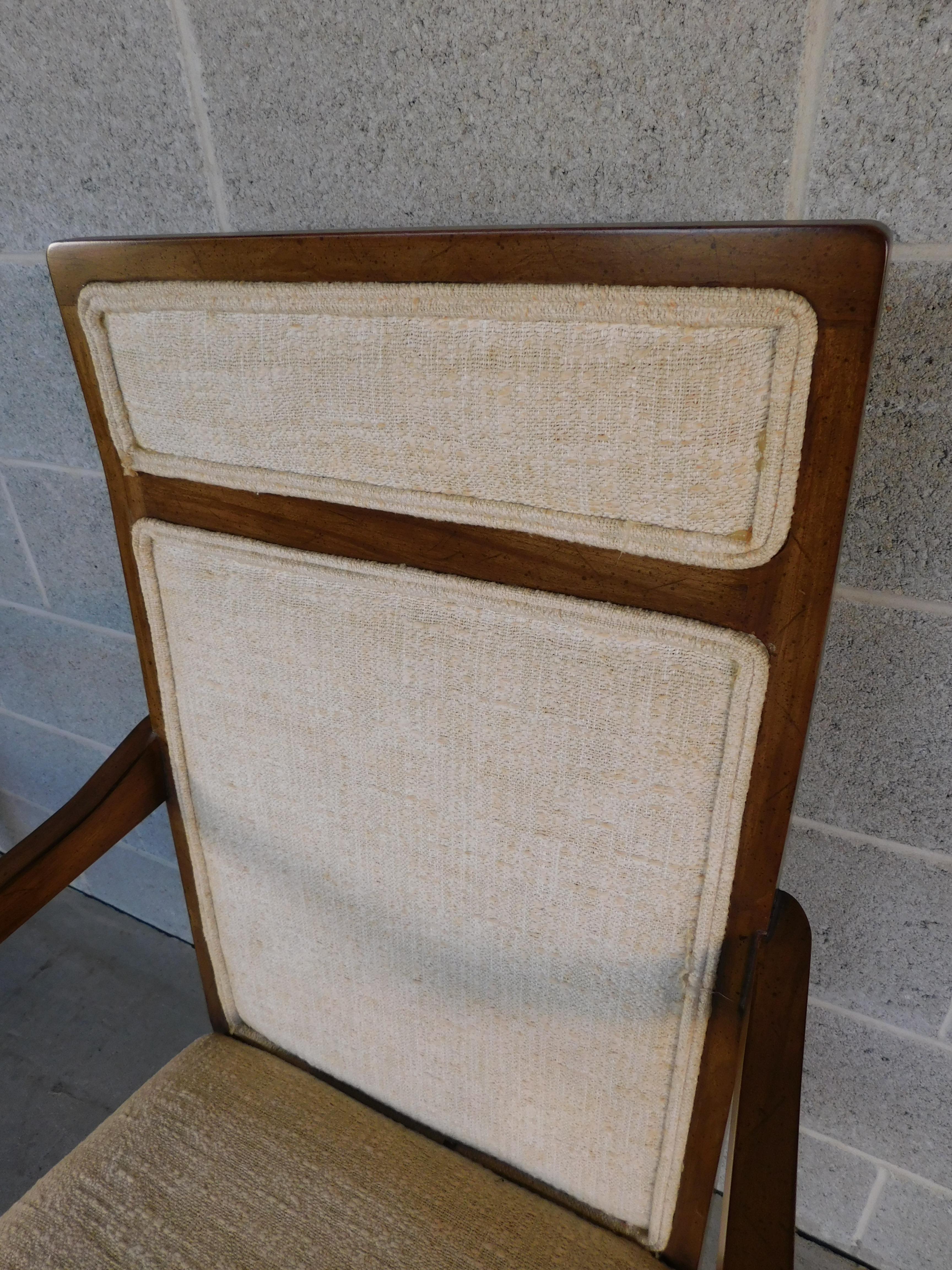 Mid-Century Modern Mahogany Chairs, Set of 8 by Davis Cabinet Company For Sale 10