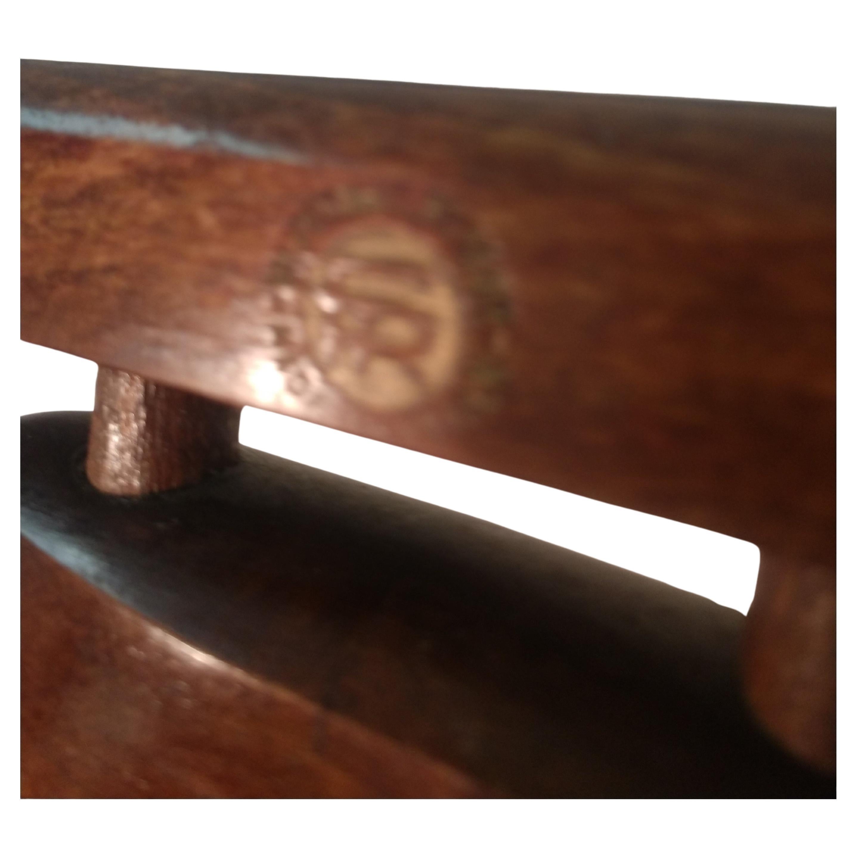 Vintage mahogany clothes valet by Fratelli Reguitti. On casters for easy movement. Will outfit an entire days’ worth of clothes. In excellent vintage condition with minimal wear. Disassembly for shipping is quite easy.